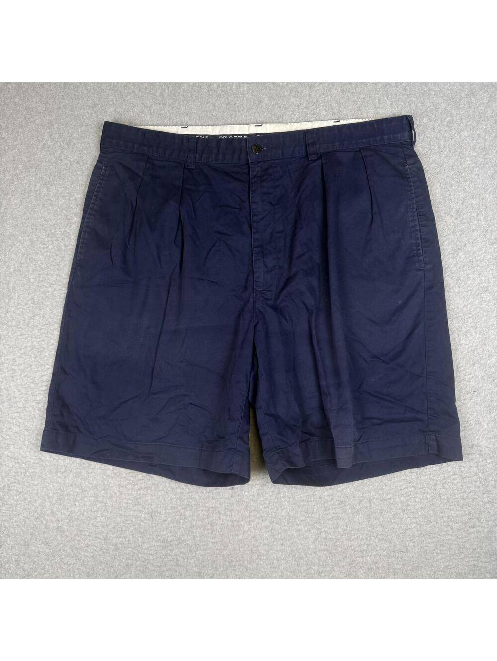 Vintage Polo Golf Men's Size 38 Navy Blue Flat Front Shorts